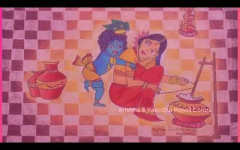 Lord Krishna Paintings Video by Meghna Unni