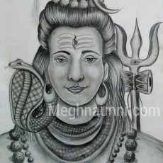 Lord Shiva Pencil Sketch