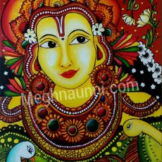 “Mohini” Semi-Mural Acrylic Painting