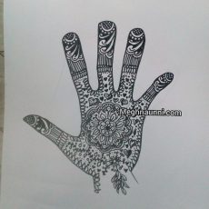 Mehendi Design with Pen