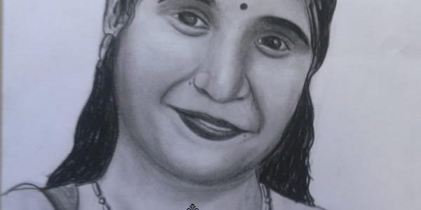 Portrait Sketch From My Mother’s Photo