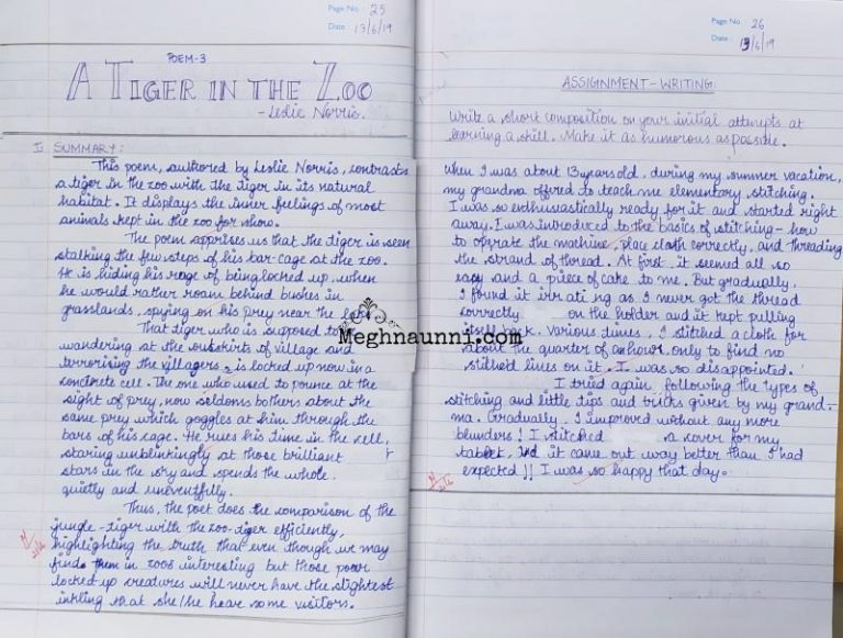 How to Keep Your Classworks Neat