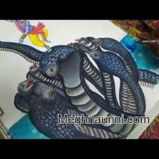 Kaliya Mardhanam | Kalinga Narthanam Painting Video by Meghna Unni