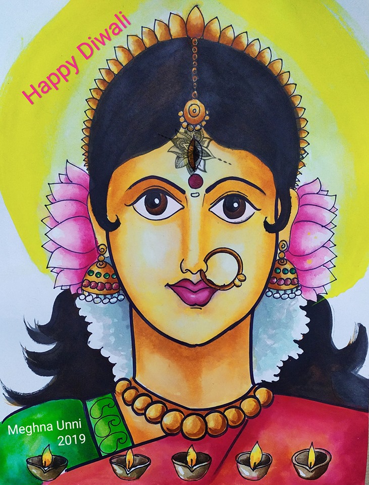 Share 165+ diwali drawing with colour latest
