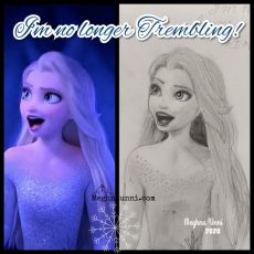 ‘Elsa’ Singing “Show Yourself” from Frozen 2