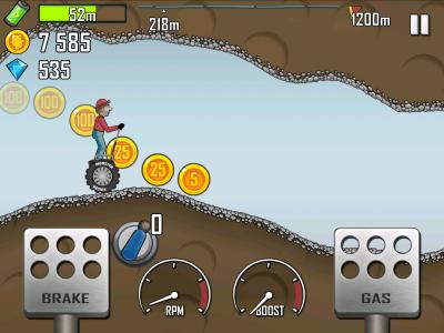 One Pebble Cab: Game Review: Hill Climb Racing
