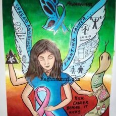 Let’s Fight Cancer Together Painting