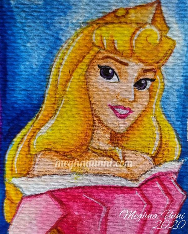 Disney Princess 3 : Aurora Painting | The Sleeping Beauty from 1959 –  