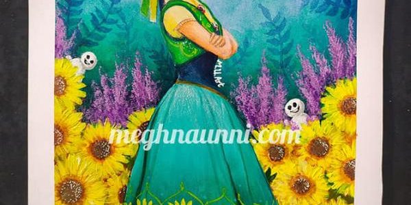 Queen Anna of Arendelle Acrylic Painting