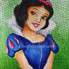 First Disney Princess – Snow White from 1937 – My Painting