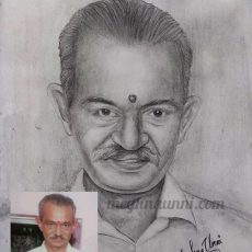 Remembering Gopi Chittappan – Pencil Sketch