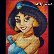 Disney Princess 6 : Jasmine from Aladdin (1992) Painting