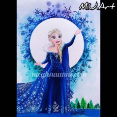 Elsa from Olaf’s Frozen Adventure! Painting