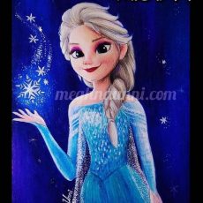 Elsa from Wreck It Ralph 2!! Pencil Color Painting