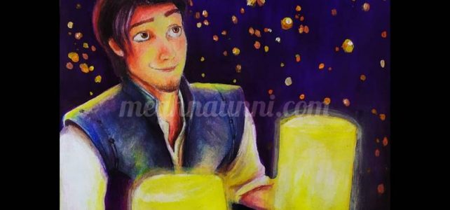 Eugene Fitzherbert from Tangled!! Pencil Colors & Acrylic