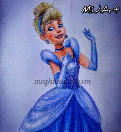 cinderella drawing by meghna unni India