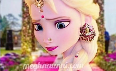 Elsa in Indian Attire | A Fun Photo Edit