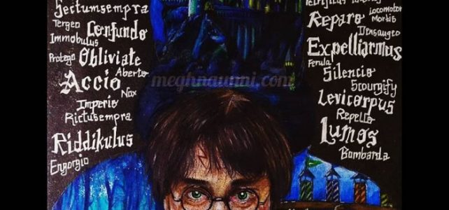 Harry Potter and the Place I Long to Visit | Painting on Black Chart