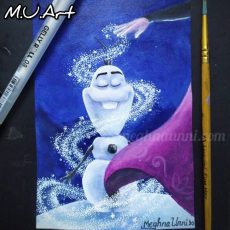 Once Upon a Snowman 2020 Poster Painting