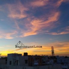 Sky on Fire | Evening Sky Photos from my Terrace