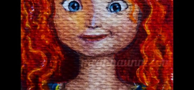 Disney Princess 11 :  Merida Painting