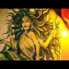 Devi Kalaratri Painting Process Video | Navaratri Series – Art by Meghna