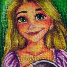 Painting RAPUNZEL from Disney’s TANGLED (2010) | Making Video