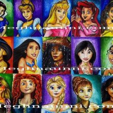 Disney Princess Portrait Series