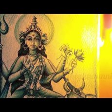 Goddess Mahagauri Painting Process Video | Art by Meghna