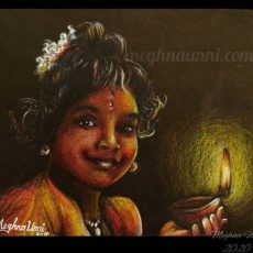 Happy Children’s Day-Diwali 2020! Baby Bhairavi Venkatesan Painting