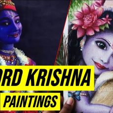 My Lord Krishna Paintings Collection Video | Art by Meghna