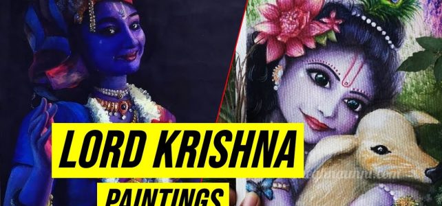 My Lord Krishna Paintings Collection Video | Art by Meghna