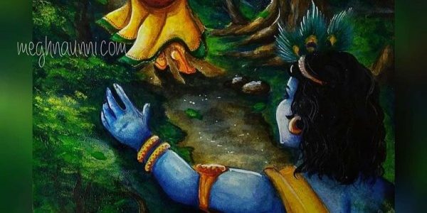 Radha-Krishna Painting Acrylic Painting | Art by Meghna