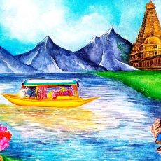 CBSE Art Integration Project Painting Video | Tamilnadu and Kashmir