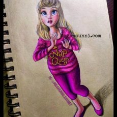 AURORA | The Nap Queen from Wreck It Ralph Painting