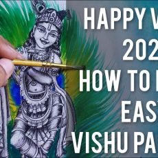 How to Draw Simple Vishu Painting | Art Tutorial