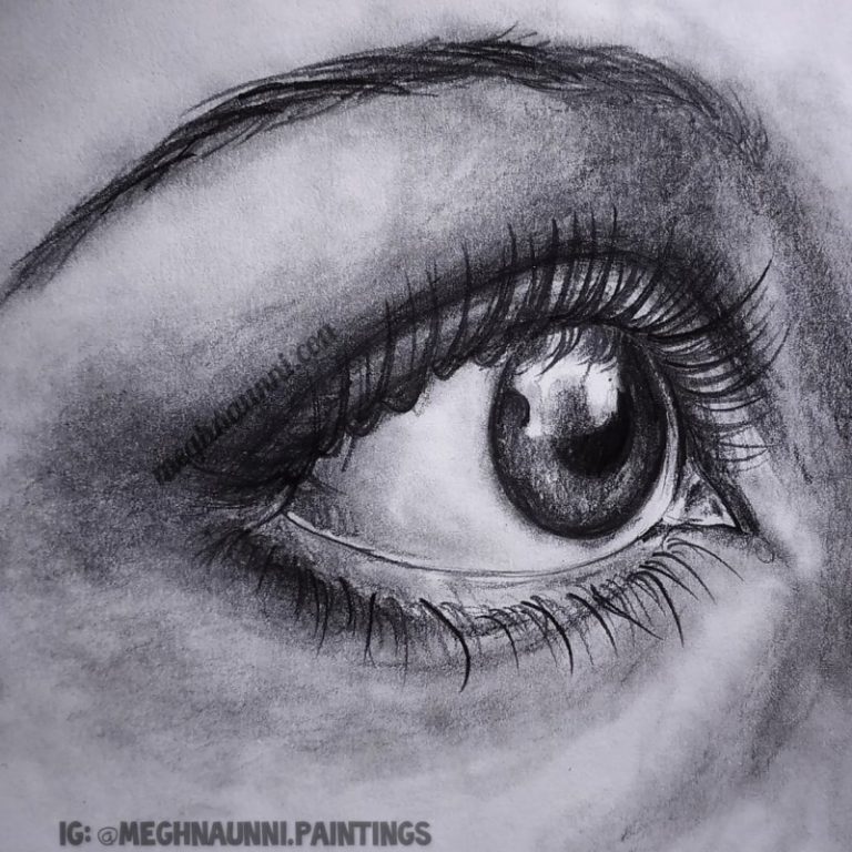 Pencil Shading Drawing Eyes
