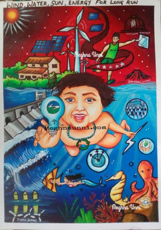 Energy conservation Drawing/save energy drawing/save energy poster drawing  with oil pastel colour | Save energy drawing with oil pastel colour | By  Easy Drawing SAFacebook