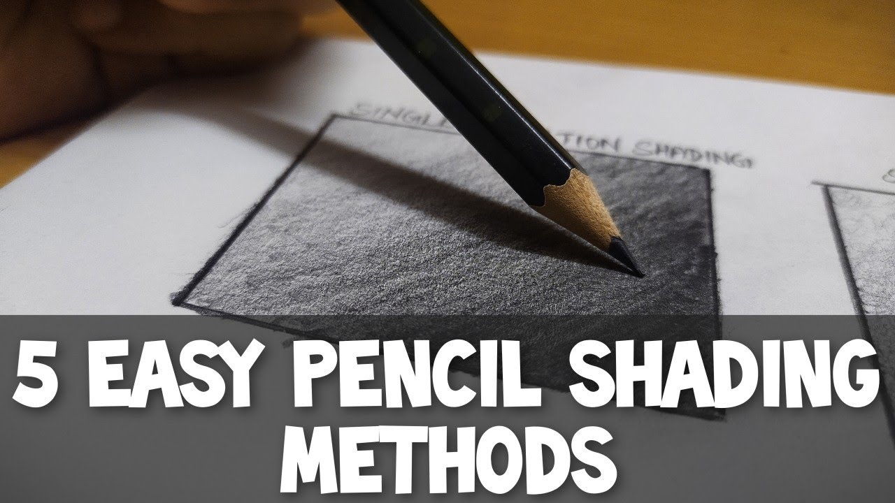 5 Easy Pencil Shading Techniques Video Art by Meghna