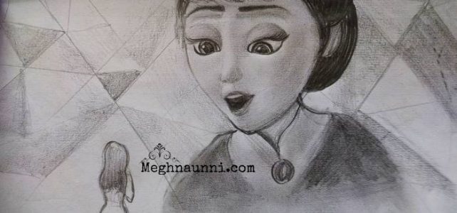 Queen Iduna from Frozen 2 Pencil Sketch