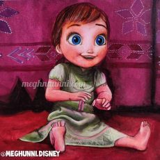 Baby Anna Painting | Art by Meghna