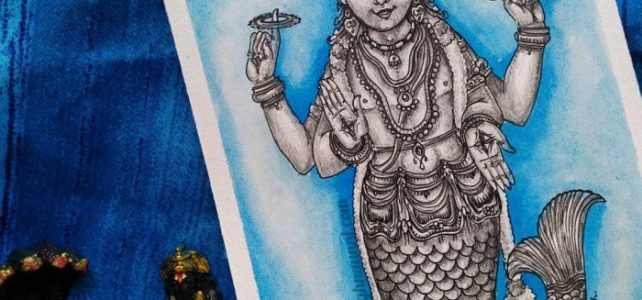 Matsya Avatara Painting | Dasavataram Series : 1