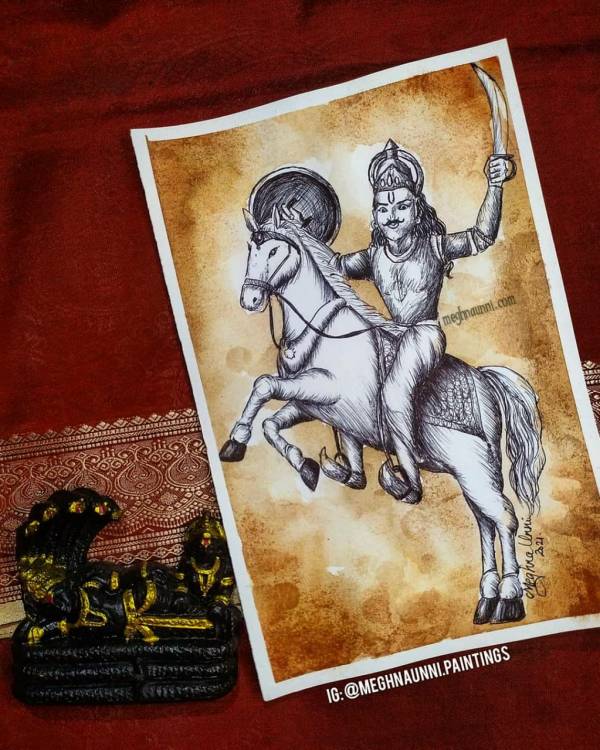 Kalki Avatar Painting | Dasavataram Series: 10 – 