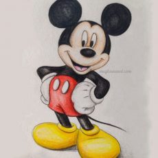 Disneytober Day 1: Mickey Mouse Art