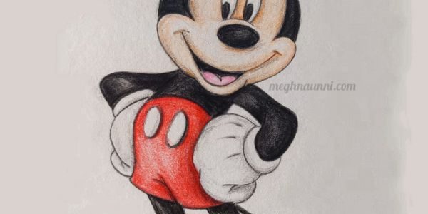 Disneytober Day 1: Mickey Mouse Art