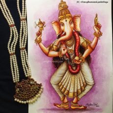 Navaratri Series Day 1: Mathrika Devi ‘Vinayaki’ or ‘Gananayika’ Painting