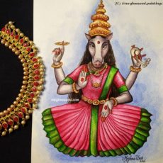 Navaratri Series Day 6: Matrika Devi Varahi Painting