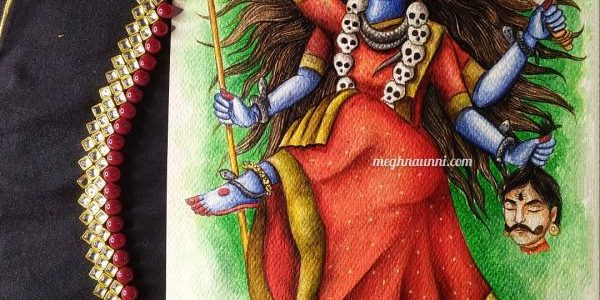 Navaratri Series Day 9: Matrika Devi Chamundi / Sivadhuti Painting