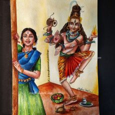 Theruvil Varāno? Padam depicting Nayika’s Love for Lord Nataraja Painting
