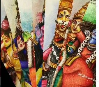 Ashta Matrikas Paintings Reel Video